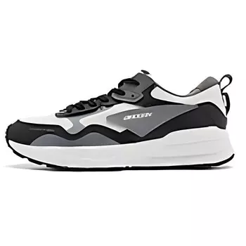 Мужские кроссовки Lifestyle с низким верхом цвета березы, белый/черный Qiaodan