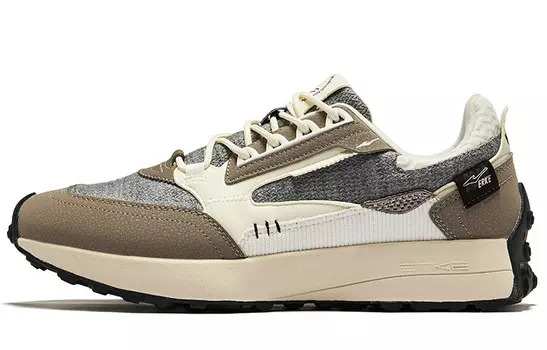 Мужские кроссовки Lifestyle с низким верхом, коричневого цвета, цвет темный и холодный серый Erke