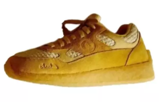 Мужские кроссовки Lifestyle с низким верхом, коричневого цвета Clarks