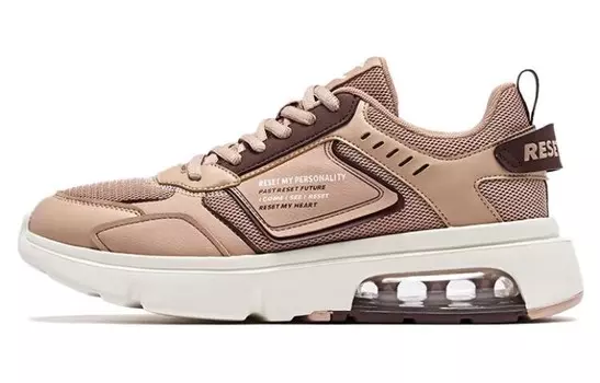 Мужские кроссовки Lifestyle с низким верхом, песочно-коричневого/цвета слоновой кости Qiaodan