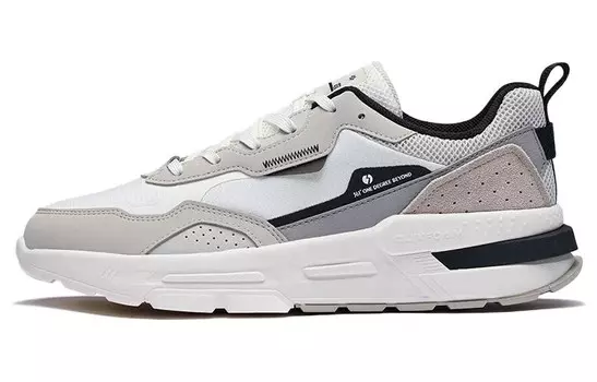 Мужские кроссовки Lifestyle с низким верхом, серый/белый 361°