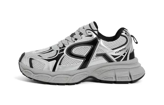 Мужские кроссовки Lifestyle с низким верхом, серый/черный Huanqiu