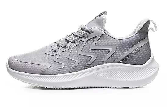 Мужские кроссовки Lifestyle с низким верхом, серый/белый Warrior