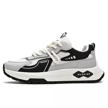 Мужские кроссовки Lifestyle с низким верхом, серый/метровая/черный Warrior