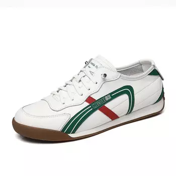 Мужские кроссовки Lifestyle с низким верхом темно-зеленого/красного/коричневого цвета Oceania Roo