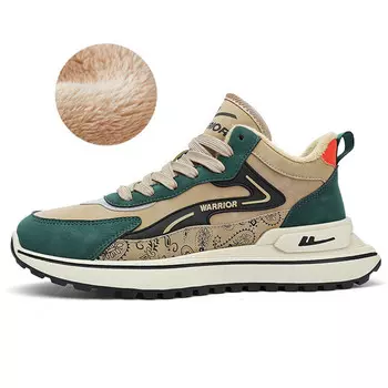 Мужские кроссовки Lifestyle с высоким берцем цвета хаки/зеленый Warrior