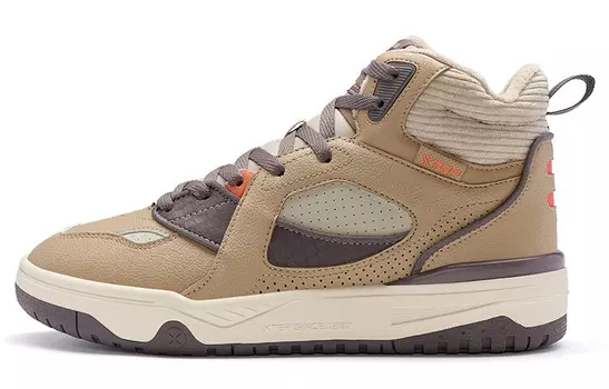 Мужские кроссовки Lifestyle с высоким берцем, коричневато-серый/глиняные/агаровые, коричневый Xtep