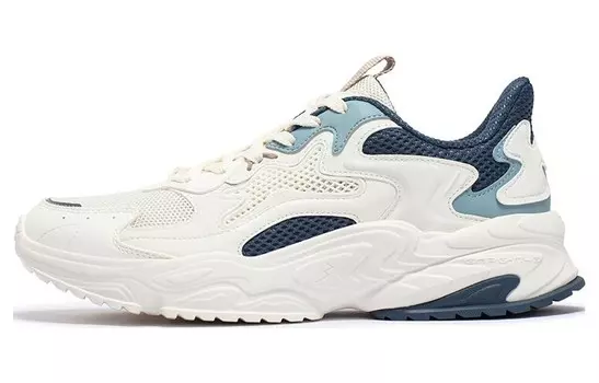 Мужские кроссовки Lifestyle средней высоты, белый/синий 361°