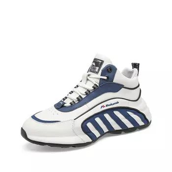 Мужские кроссовки Lifestyle средней высоты, белый/синий Kolumb