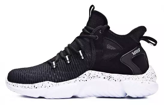 Мужские кроссовки Lifestyle средней высоты черного/белого цвета 361°