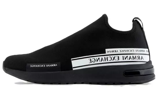 Мужские кроссовки Lifestyle, средняя по размеру, черный Armani Exchange