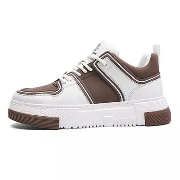 Мужские кроссовки Lifestyle, средняя высота, коричневый/белый Aquascutum