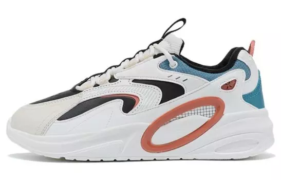 Мужские кроссовки Lightning Lifestyle с низким верхом, черного/белого/синего цвета Xtep