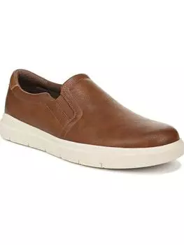 Мужские кроссовки Madison из искусственной кожи Slip On, повседневные и модные Dr. Scholl's Shoes, цвет dark tan