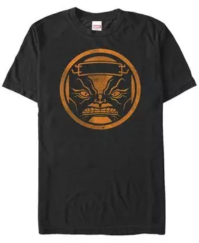 Футболка marvel m.o.d.o.k. футболка с коротким рукавом с логотипом orange organism Fifth Sun, черный