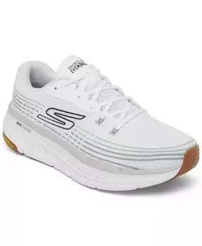 Мужские кроссовки Max Cushioning Premier 2.0 – Vivid 2.0 из пены с эффектом памяти для ходьбы и бега от Finish Line Skechers, белый
