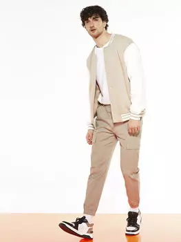 Мужские кроссовки на шнуровке с цветными блоками LCW Steps