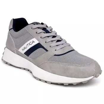 Мужские кроссовки Nautica на шнуровке с логотипом, цвет Black Twist Sweater