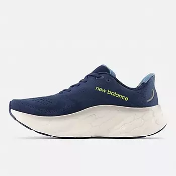 Мужские кроссовки New Balance Fresh Foam X More V4 (ширина D) темно-синего цвета Nb/космического ананаса/синего наследия