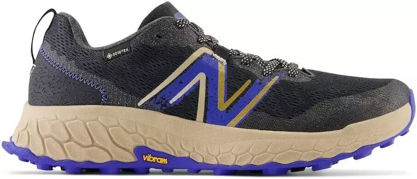Мужские кроссовки New Balance Fresh Foam X Hierro V7 для трейлраннинга, черный/морской синий