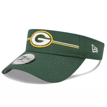 Мужские кроссовки New Era Green Green Bay Packers 2023, тренировочный лагерь НФЛ, регулируемый козырек