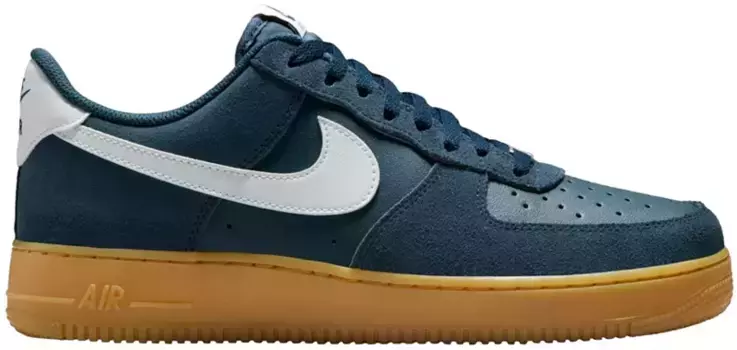 Мужские кроссовки Nike Air Force 1 '07 LV8, темно-синий/белый