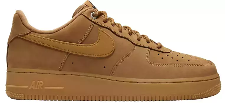 Мужские кроссовки Nike Air Force 1 '07 WB, цвет Flag/Gum/Brown/Blk/Gld