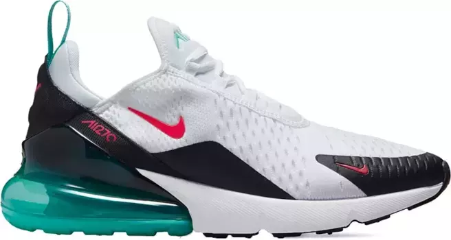 Мужские кроссовки Nike Air Max 270, белый/розовый/черный