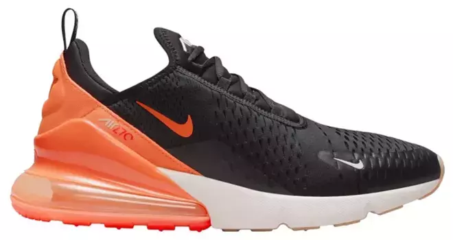 Мужские кроссовки Nike Air Max 270, цвет Black/Orange/Crimson/Gum