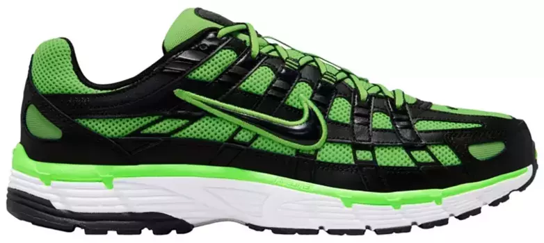 Мужские кроссовки Nike P-6000, цвет Green/Black/Silver