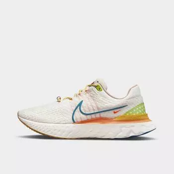 Мужские кроссовки Nike React Infinity Run Flyknit 3 Sun Club, кремовый