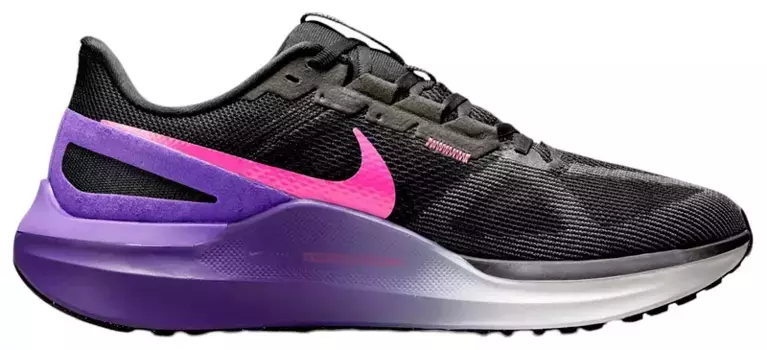 Мужские кроссовки Nike Structure 25, цвет Black/Laser Fuchsia