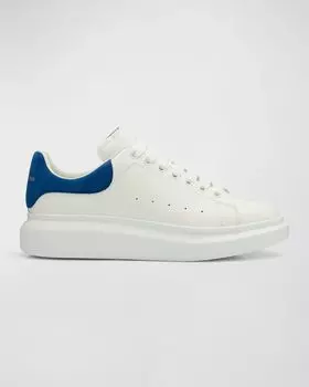 Мужские кроссовки оверсайз Alexander McQueen, цвет White/Blue