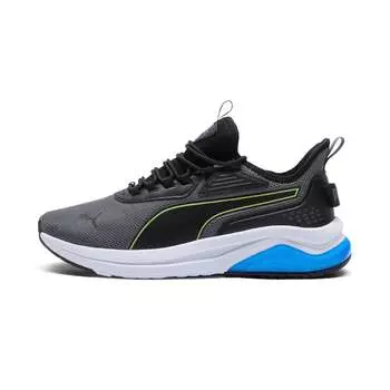 Мужские кроссовки PUMA Amplifier, цвет cool dark gray/electric lime/black/team royal