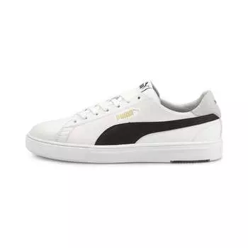 Мужские кроссовки PUMA Serve Pro Lite, цвет White/Black/Team Gold