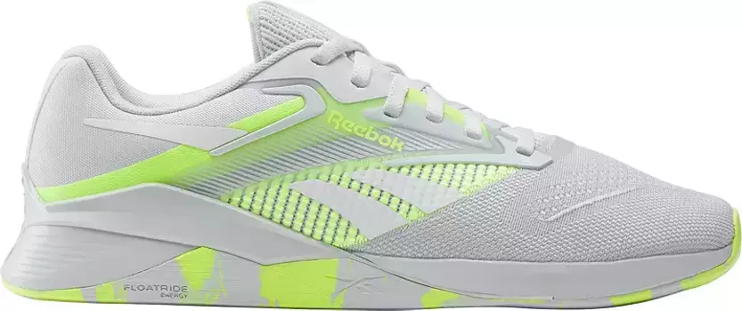Мужские кроссовки Reebok Nano X4, цвет White/Grey/Lime