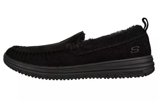 Мужские кроссовки Relaxed Fit Lifestyle с низким верхом черного цвета Skechers