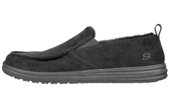 Мужские кроссовки Relaxed Fit Lifestyle с низким верхом черного цвета Skechers