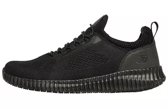 Мужские кроссовки Relaxed Fit Lifestyle, среднего размера, черного цвета Skechers