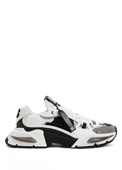 Мужские кроссовки с серым логотипом Dolce&Gabbana, белый