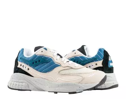 Мужские кроссовки Saucony Originals 3D Grid Hurricane Premium Cream/Blue S70670-2