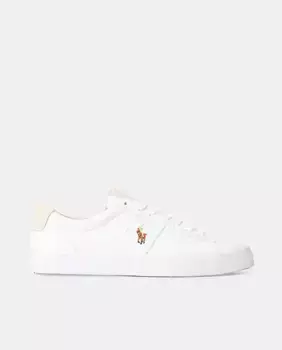 Мужские кроссовки SAYER из парусины с низким верхом Polo Ralph Lauren, белый