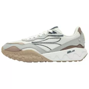 Мужские кроссовки Shortbread Lifestyle С Низким Верхом Из Перьев Белого цвета /Photon Gray 361°