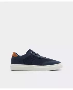 Мужские кроссовки синего цвета на шнуровке Aldo, темно-синий