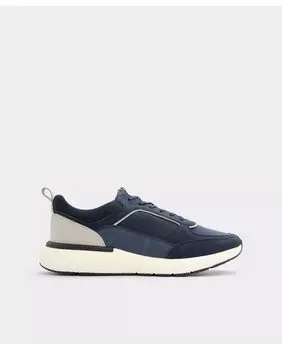 Мужские кроссовки синего цвета на шнуровке Aldo, темно-синий