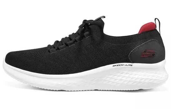 Мужские кроссовки Skech-Lite Pro Lifestyle с низким верхом, черного/красного цвета Skechers