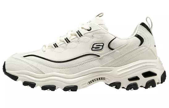 Кроссовки Skechers D'Lites 1.0 Chunky Sneakers Men Low-Top White/Beige