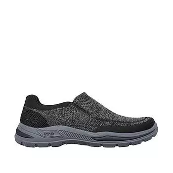 Мужские кроссовки Skechers для ходьбы 204495_BLK Черный без шнурков