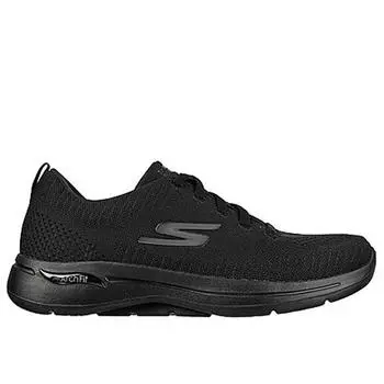 Мужские кроссовки Skechers для ходьбы 216126_BBK Черный со шнурками