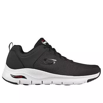 Мужские кроссовки Skechers для ходьбы 232200_BKW Черный со шнурками